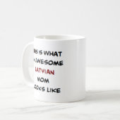 Mug maman lettone, génial (Devant gauche)