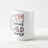 Mug Maman lever des choses sauvages Citer Empreinte de (Devant gauche)