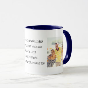 Mug Maman Limerick de la photo du plus grand fils du m