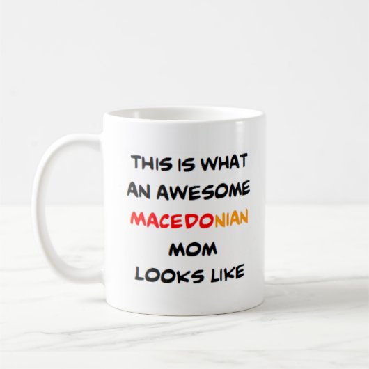 Mug maman macédonienne, géniale (Gauche)