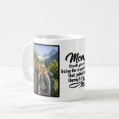 Mug Maman Main Stable M'a Guidé Écriture Manuscrite 2 (Devant gauche)