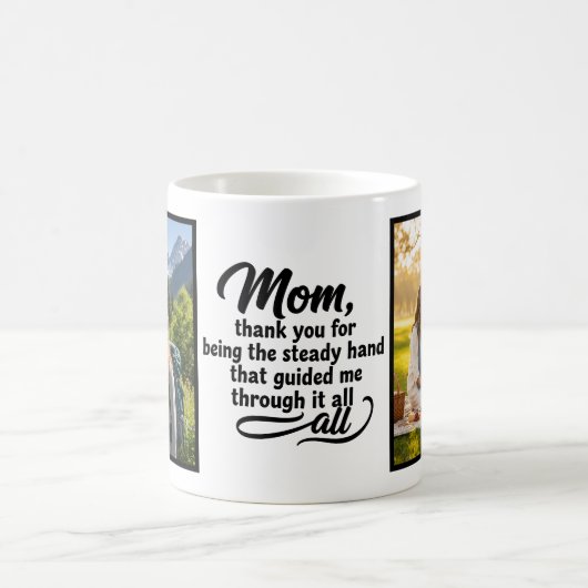 Mug Maman Main Stable M'a Guidé Écriture Manuscrite 2 (Centre)