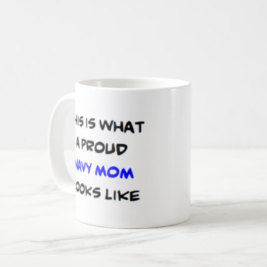 Mug maman marine (Devant gauche)