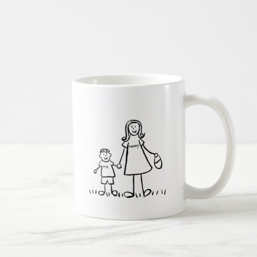 Mug Maman & Me (Dessin sans titre) (Droite)