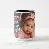 Mug Maman me garde debout toute la nuit (Centre)