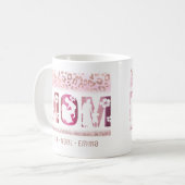 Mug Maman Meilleure maman Jamais Enfants Noms Enfants (Devant gauche)
