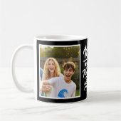 Mug Maman Merci De Me Supporter 2 Photo Brush Script (Gauche)