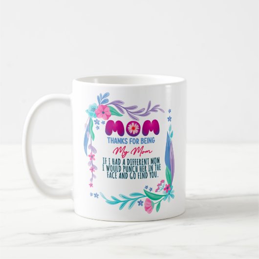 Mug Maman Merci D'Être Ma Mère (Gauche)