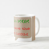Mug MAMAN merci - texte editable pour autre (Devant droit)