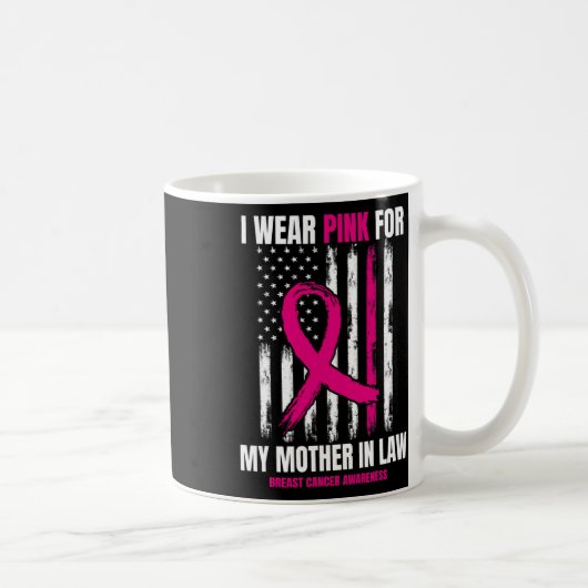 Mug Maman Mère En Droit Conscience Du Cancer Du Sein A (Droite)