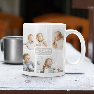 Mug Maman Moderne 4 Photo Gris