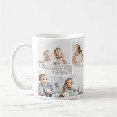 Mug Maman Moderne 4 Photo Gris (Gauche)
