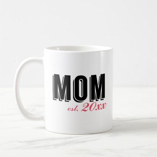 Mug Maman moderne établie pendant l'année (Gauche)