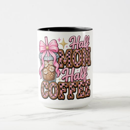 Mug Maman moitié drôle/Café (Centre)