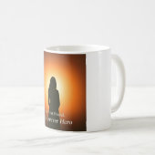 Mug Maman : Mon premier ami, mon héros | Coeur (Devant droit)