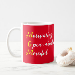 Mug Maman Motivant un texte plein d'ouverture d'esprit