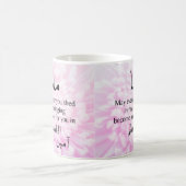 Mug maman musulmane de fleur rose (Centre)