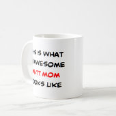 Mug maman mutt, géniale (Devant gauche)