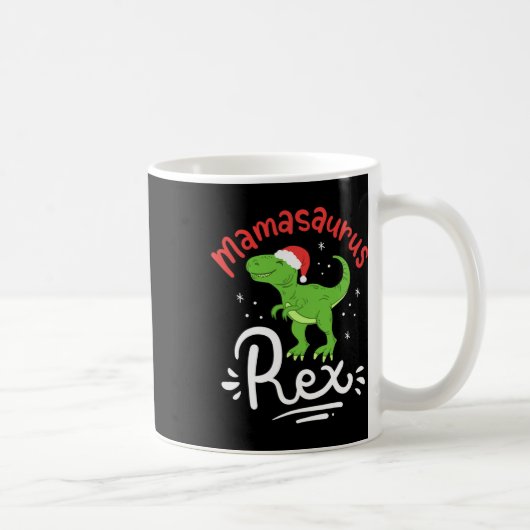 Mug Maman Noël Saurus Rex Dinosaure Mère Xmas (Droite)