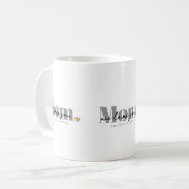 Mug Maman Nous T'Aimons Écriture Noire (Devant gauche)