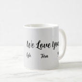 Mug Maman Nutrition Fiches Personnalisées (Devant droit)