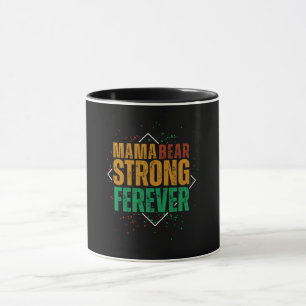 Mug Maman Ours Colorée Forte Pour Toujours