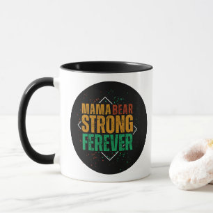 Mug Maman Ours Colorée Forte Pour Toujours