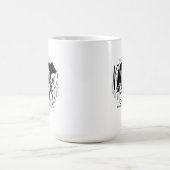 Mug Maman Ours Protecteur Noir et Blanc Script Maman O (Centre)