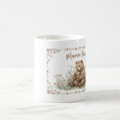 Mug Maman Ourse et Ourson Fleur Aquarelle (Centre)