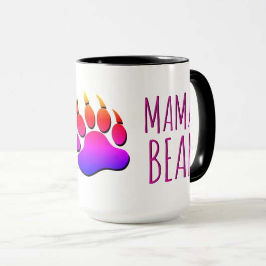 Mug Maman Ourse Incroyable (Devant droit)