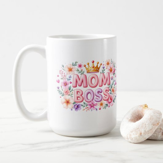 Mug Maman patronne (Avec donut)