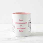 Mug Maman petite fille sentiment faire-part (Centre)
