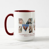 Mug Maman Photo Collage Couper Fête des mères Annivers (Gauche)