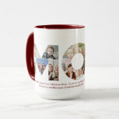 Mug Maman Photo Collage Couper Fête des mères Annivers (Devant gauche)