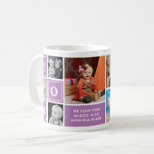 Mug Maman Photo Collage Purple Mothers Day (Devant gauche)