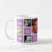 Mug Maman Photo Collage Purple Mothers Day (Gauche)