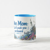 Mug Maman plongeur qui fait des vagues (Centre)