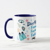 Mug Maman Plongeuse Qui Fait des Vagues (Gauche)