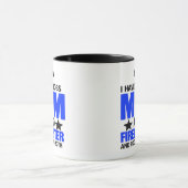 Mug Maman pompier fière (Centre)
