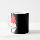 Mug Maman pour être Gnome Fun Enceinte attente Noël P (Devant gauche)