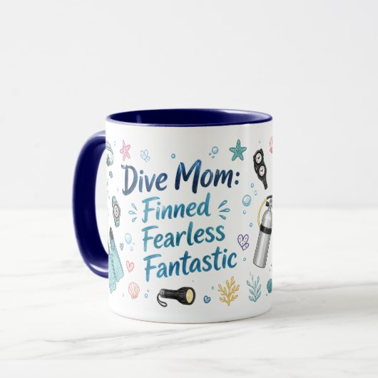 Mug Maman qui fait des éclaboussures (Devant gauche)