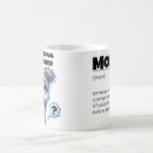 Mug Maman qui réfléchit trop professionnellement (Centre)
