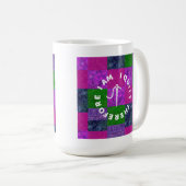 Mug Maman quilteuse grand-mère patchwork de tissu de q (Devant droit)