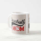 Mug Maman quotidienne de base-ball sportive (Devant gauche)