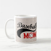 Mug Maman quotidienne de base-ball sportive (Gauche)