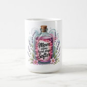 Mug Maman rend les jours difficiles plus doux (Centre)