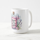 Mug Maman rend les jours difficiles plus doux (Devant droit)