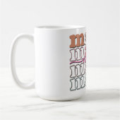 Mug Maman Rétro Mignonne (Gauche)