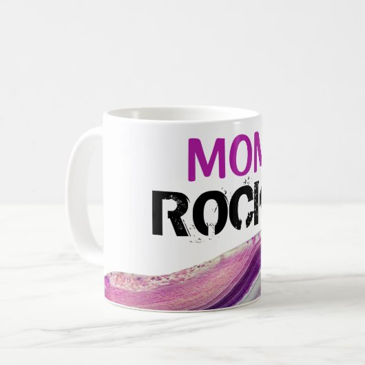Mug *~* Maman Rocks Lapidate Agate Stone (Devant gauche)