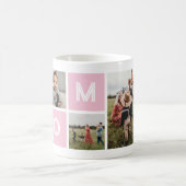 Mug Maman rose Anniversaire Personnalisé 5 Photo (Centre)